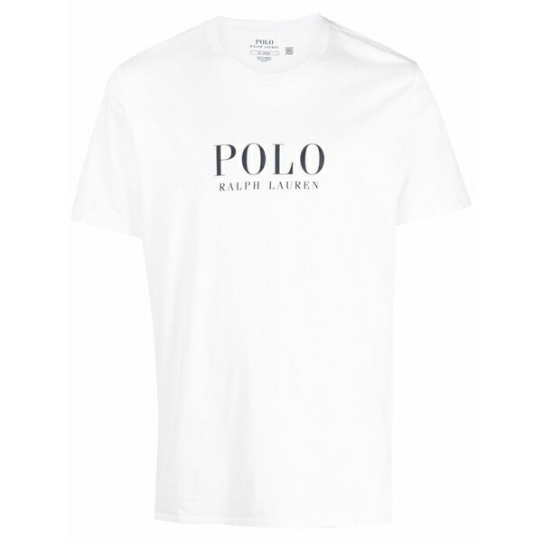 ラルフローレン メンズ ティーシャツ トップス Logo-print cotton t-shirt White
