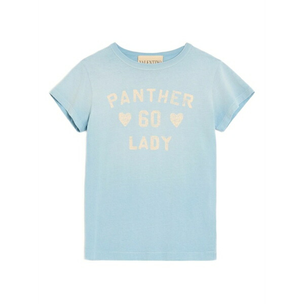 ヴァレンティノ ガラヴァーニ レディース プルオーバー トップス Print-detail t-shirt Blue