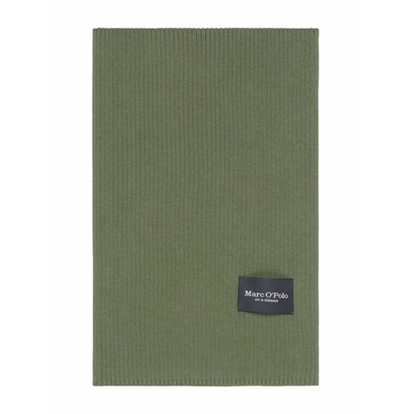 マルコポーロ メンズ えり巻き・袈裟・えり巻き 付属物 Ribbed knit scarf Green