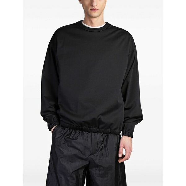 ジル・サンダー メンズ パーカー・スウェットシャツ アウター Zip-detailing sweatshirt  Black