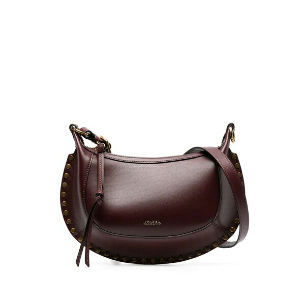 イザ呼びりん マラン レディース ショルダーバッグ 御徒面子 Oskan moon cross body bag Red