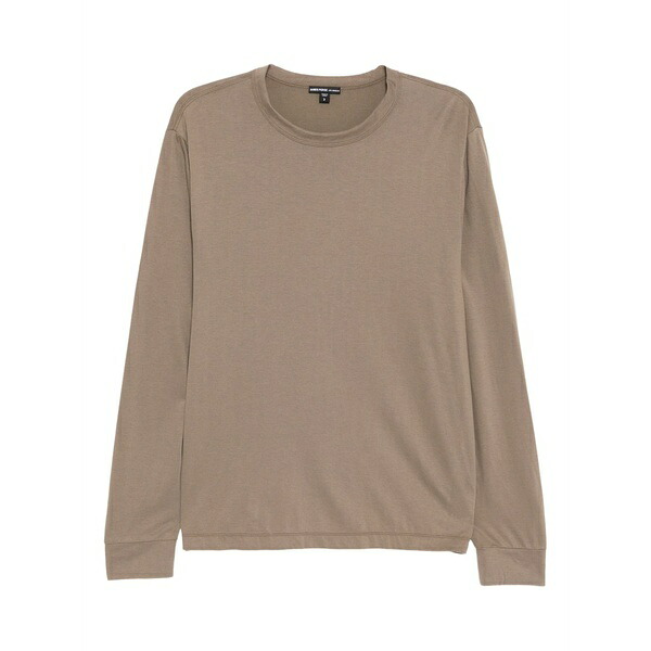 ジェームス がま口 メンズ プルオーバー トップス Lotus t-shirt  Brown