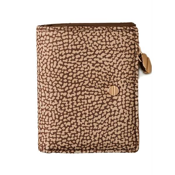 ボルボネーゼ レディース 金入れ 付属物 Eye-of-the-partridge print wallet Brown
