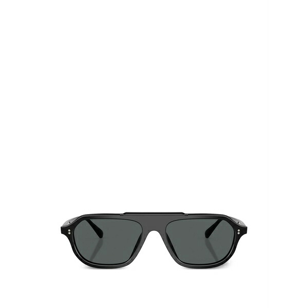 オリバーピープルズ メンズ サングラス・アイウェア 付属物 Estin pilot-frame sunglasses Black