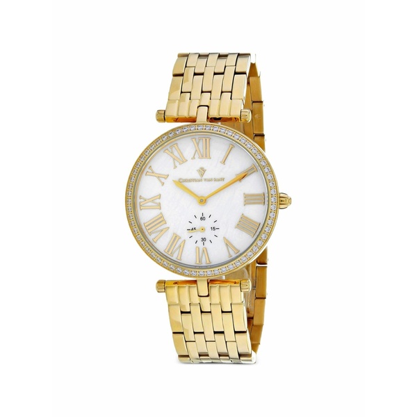 クリスチャンバンサント レディース ウォッチ 佩び物 Hush crystal-embellished 36粍 watch -