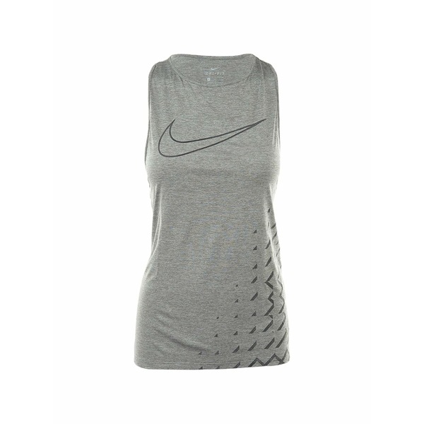 ナイキ レディース カットソー トップス Breathe logo-print tank top Grey