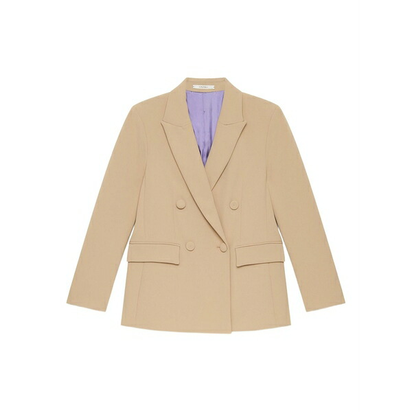 マリパルミ レディース 上衣＆上衣 アウター Double-breasted blazer Neutrals