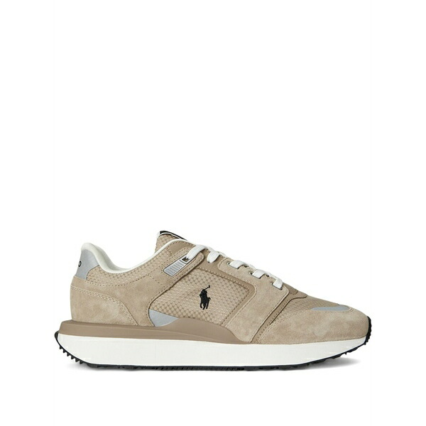 ラルフローレン メンズ スニーカー シューズ Lace-up suede-leather sneakers  Neutrals