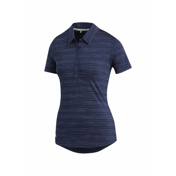 アディダス レディース スポーツシャツ トップス Short sleeve polo shirt Blue