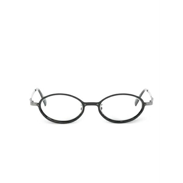 クボラウム メンズ サングラス・アイウェア 付属物 Oval frames  Black