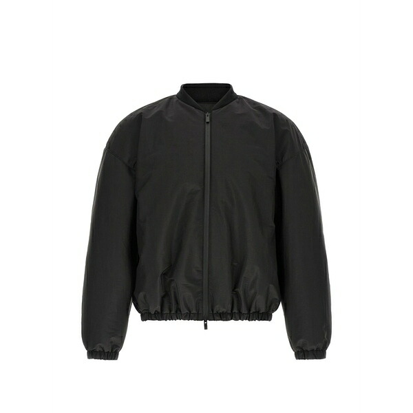 フィアオブゴッド メンズ 上衣＆上衣 アウター Padded bomber jacket Black