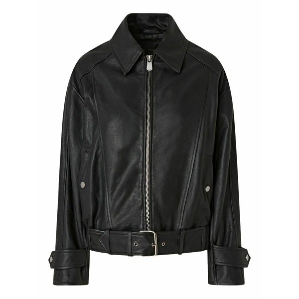ピンコ レディース 上衣＆上衣 アウター Guanciale embroidered jacket Black