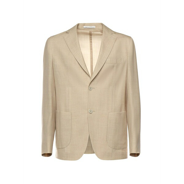 イレブンティ メンズ 上衣＆上衣 アウター Single-breasted v-neck blazer Neutrals