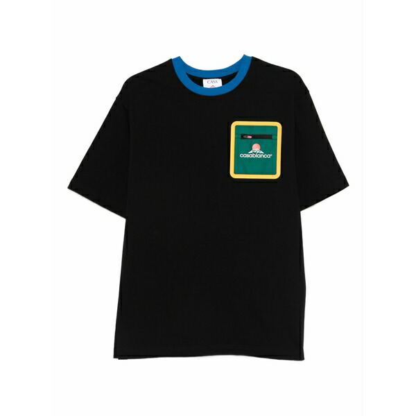 カサブランカ メンズ プルオーバー トップス Montagne t-shirt Black