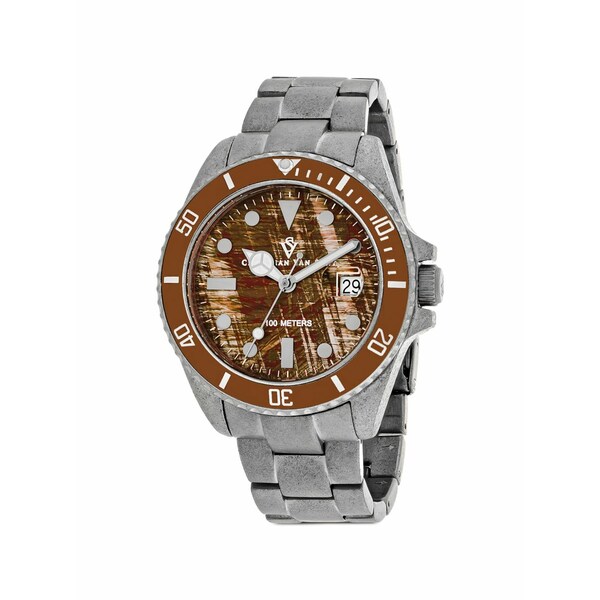 クリスチャンバンサント メンズ ウォッチ 佩び物 Montego 44粍 watch Brown