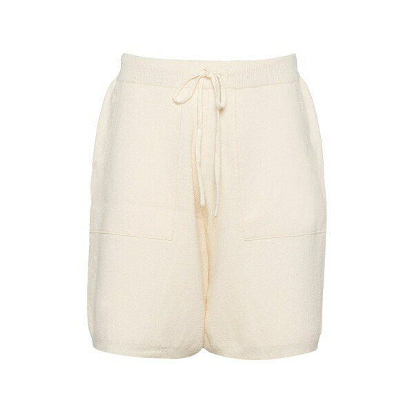 ロウブランド メンズ 心地好いズボン下 ボトムス Drawstring knitted shorts Neutrals