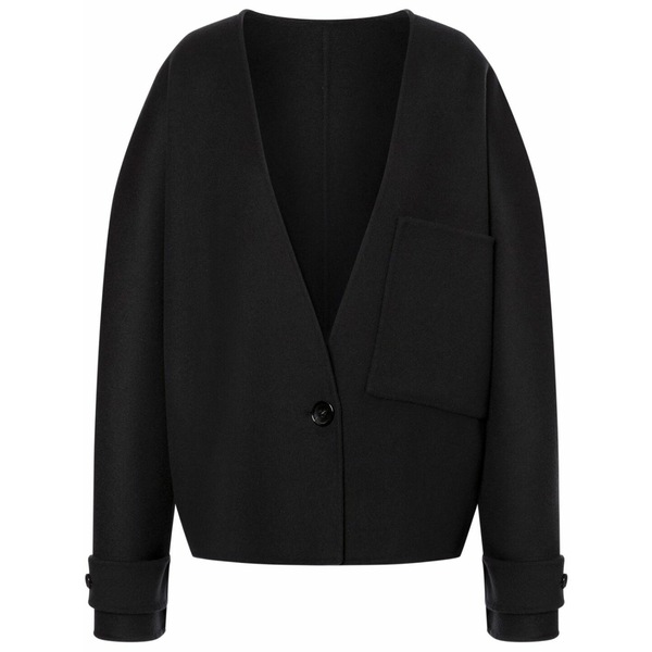 フィロソフィーデロレンゾセラフィーニ レディース 上衣＆上衣 アウター V-neck wool-cashmere jacket Grey