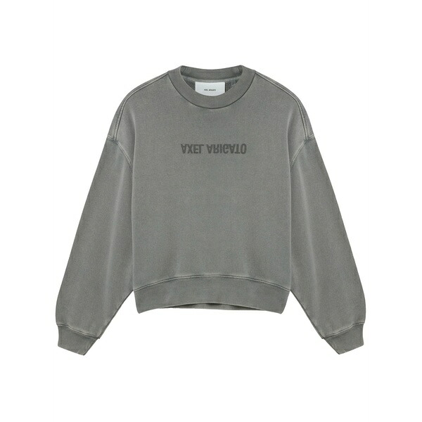 アクセルアリガト レディース ニット&セーター アウター Distort sweatshirt Grey|asty