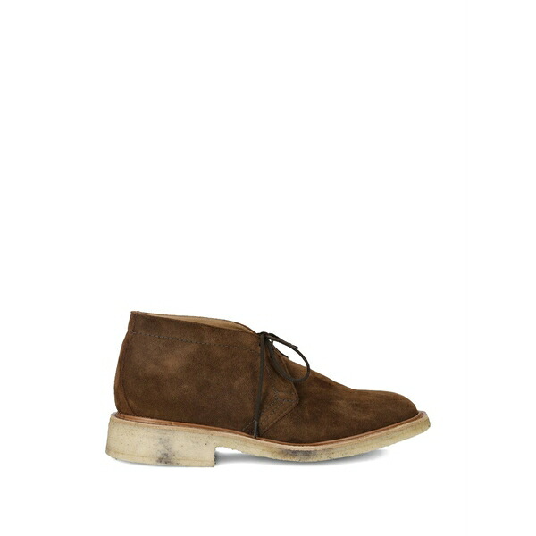 フォルテラ メンズ ブーツ シューズ Trickers suede ankle boots Brown