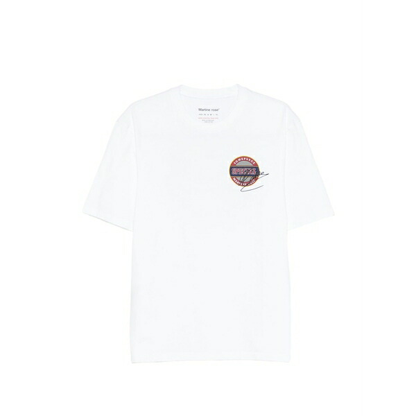 マーティン・サクラ色 メンズ プルオーバー トップス Graphic t-shirt White