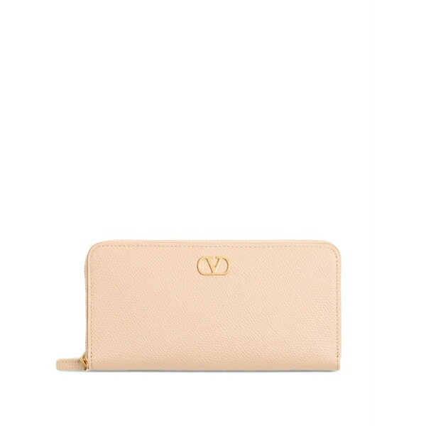 ヴァレンティノ ガラヴァーニ レディース 札入れ 佩び物 Vlogo signature zip wallet Neutrals