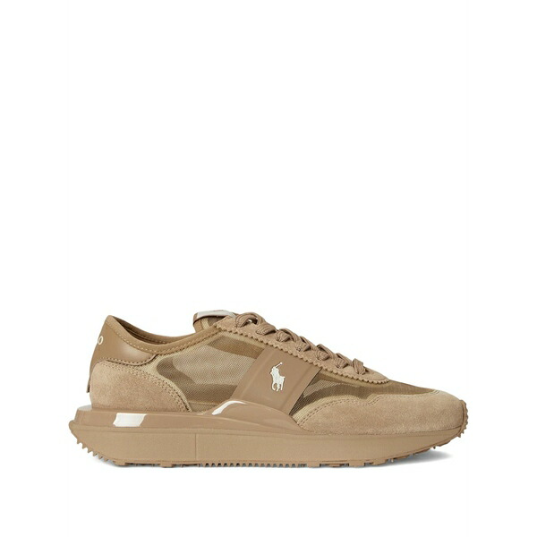 ラルフローレン レディース スニーカー シューズ  train 89 mesh suede trainers Brown