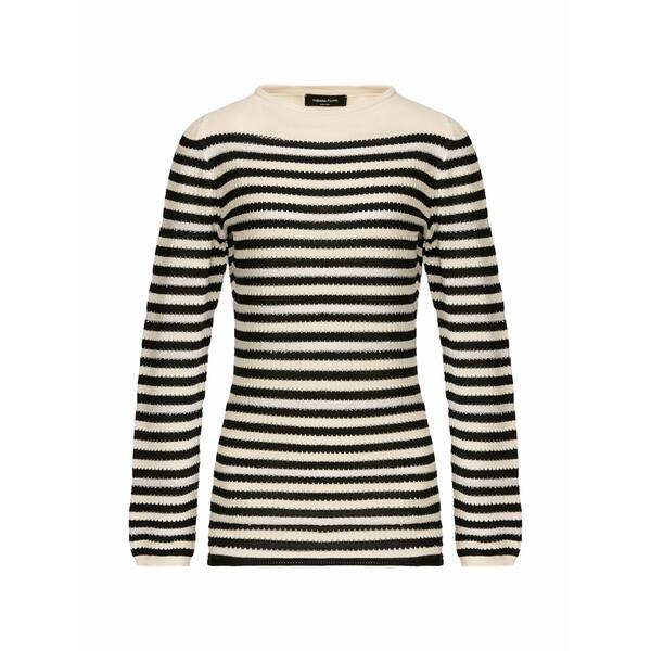 ファビアナ フィリッピ レディース 編み物\u0026スウェーター アウター Long-sleeve striped sweater Neutrals
