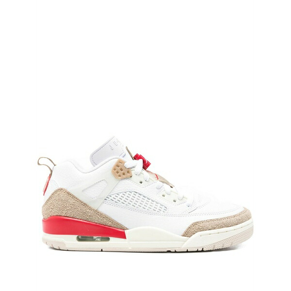 ジョーダン メンズ スニーカー シューズ Spizike low leather sneakers White