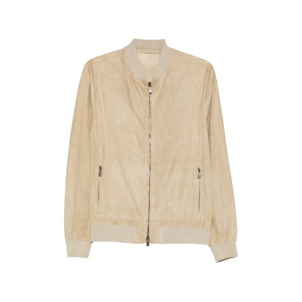 サルバトーレ サントロ メンズ 上衣＆上衣 アウター Zip pocket jacket Neutrals