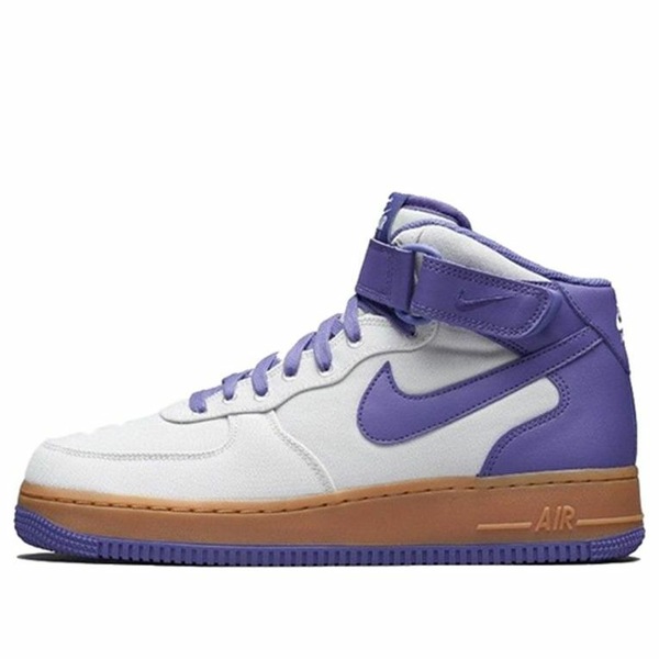 Nike ナイキ メンズ スニーカー  【Nike Air Force 1 Mid 07 TXT \u0027Light Bone Dark Iris\u0027 AJ9514-003】  大いさ US_10(28.0糎) スニーカー-メンズ靴