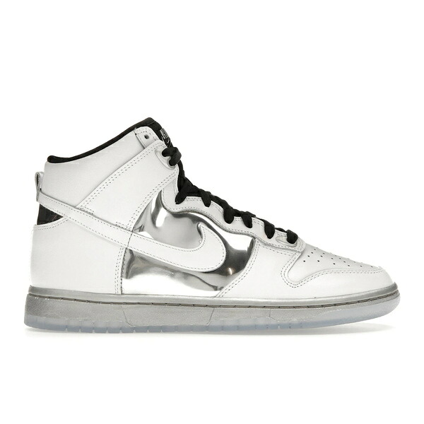 Nike ナイキ レディース スニーカー  【Nike Dunk High SE Chrome (Women)】  サイズ US_W_10.5 White/Metallic Silver-Black