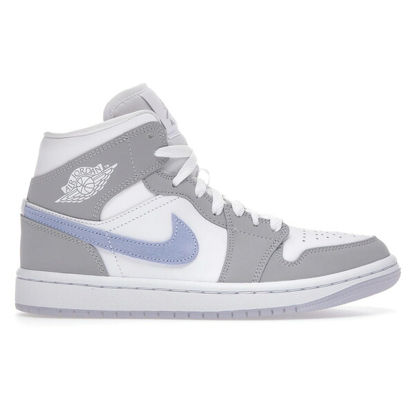 Jordan ジョーダン レディース スニーカー  【Jordan 1 Mid Wolf Grey Aluminum (Women)】  サイズ US_5.5(22.5cm) White/Aluminum-Wolf Grey