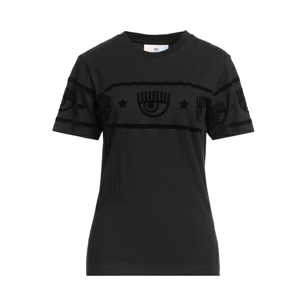 【貨物輸送無料】 シアラフェラーニ レディース プルオーバー トップス T-shirts Black