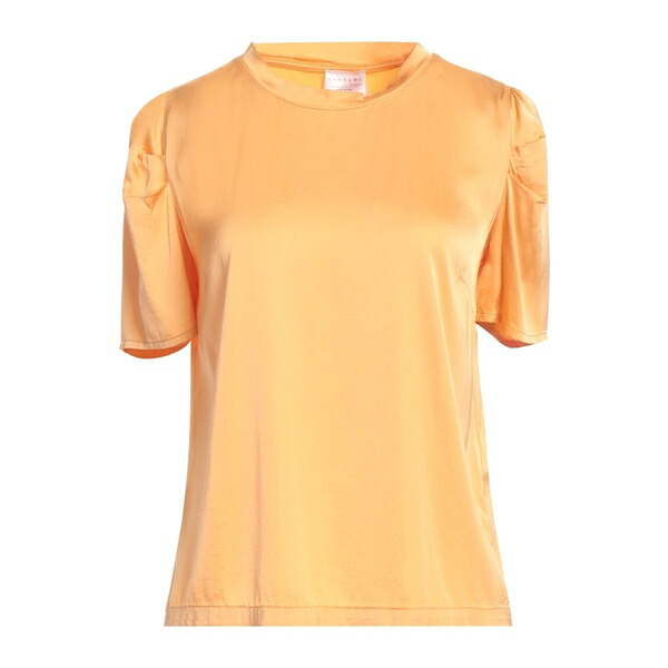 【送料無料】 アノニム レディース Tシャツ トップス Tops Orange｜asty