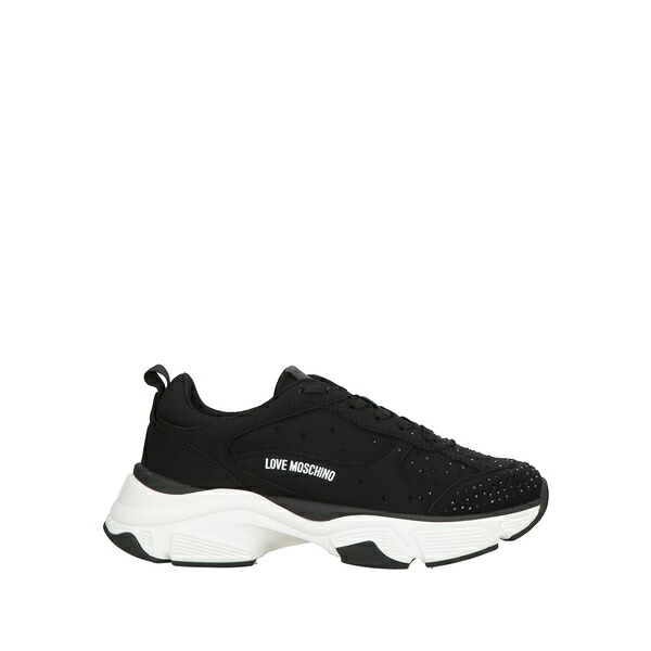 【貨物輸送無料】 モスキーノ レディース スニーカー シューズ Sneakers Black