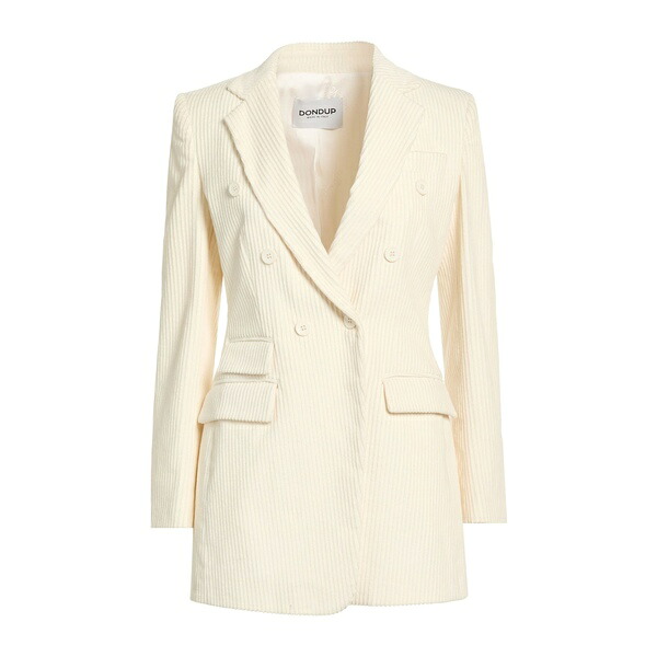 【送料無料】 ドンダップ レディース ジャケット＆ブルゾン アウター Blazers White｜asty