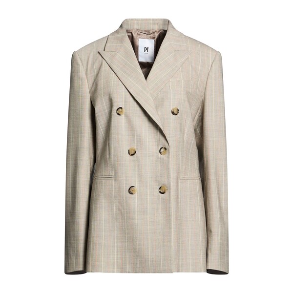 【送料無料】 PTトリノ レディース ジャケット＆ブルゾン アウター Blazers Grey｜asty