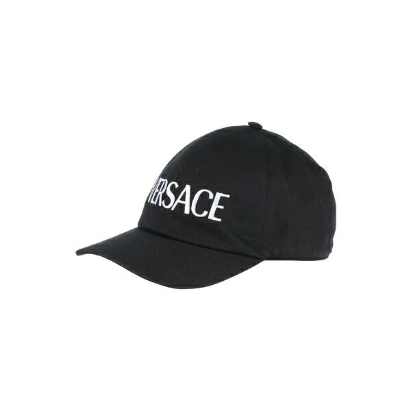 【貨物輸送無料】 ヴェルサーチ レディース 鳥打ち帽 付属物 Hats Black