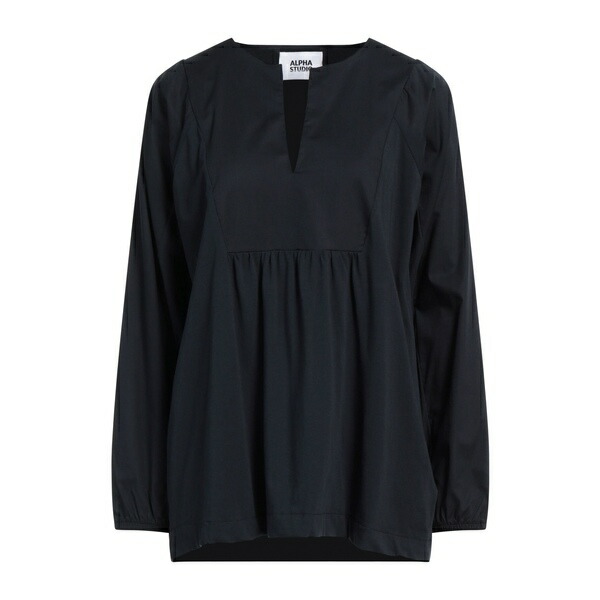 【貨物輸送無料】 アルファス テューディオ レディース プルオーバー トップス Tops Blue