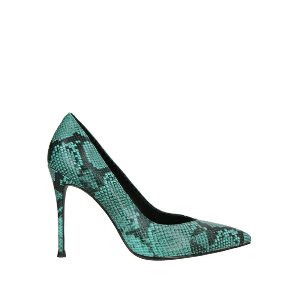 【貨物輸送無料】 トスカブルー? レディース パンプス シューズ Pumps Green