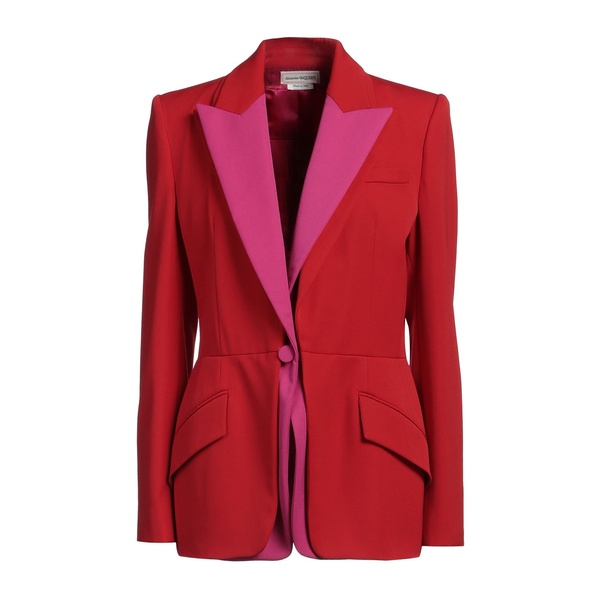 【貨物輸送無料】 マックイーン レディース 上衣＆上衣 アウター Blazers Red