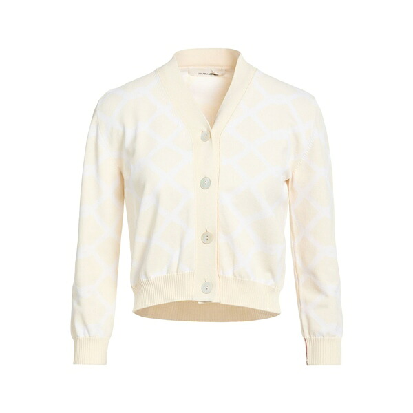 【貨物輸送無料】 リビアナコンティ レディース ジレー アウター Cardigans White