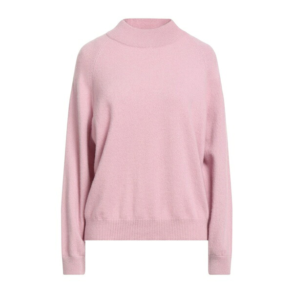 【貨物輸送無料】 エミスフィール レディース 編み物\u0026スウェーター アウター Turtlenecks Pink