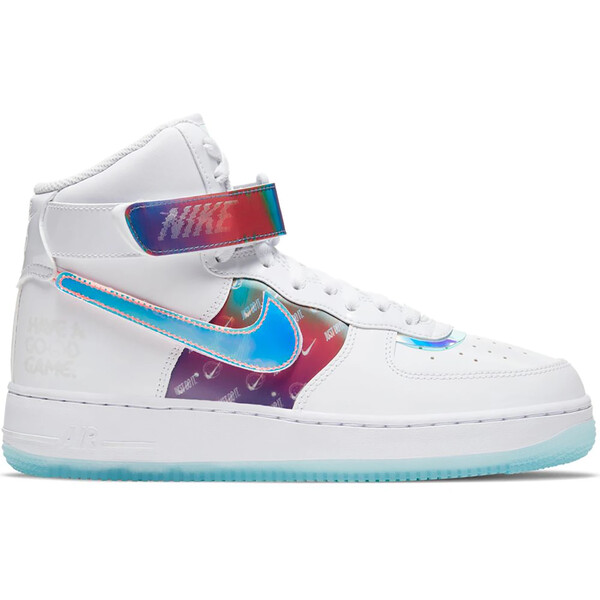 Nike ナイキ レディース スニーカー 【Nike Air Force 1 High Good Game White】 サイズ US_8(25.0cm) White/Multi-Color-White｜asty