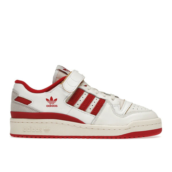 adidas アディダス メンズ スニーカー  【adidas Forum 84 Low Candy Cane】  大きさ US_12(30.0糎) Cloud White/Team Power Red/Cream White