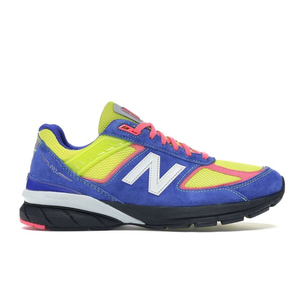 New Balance ニューバランス メンズ スニーカー  【New Balance 990v5 size? Corner Shop】  サイズ US_8.5(26.5cm) Blue/Yellow