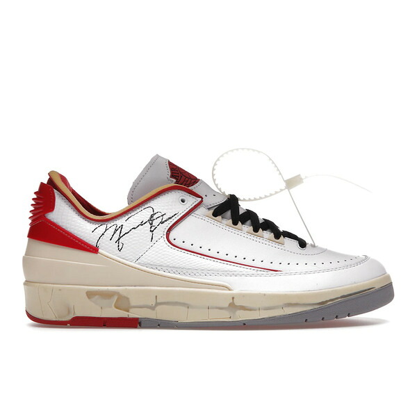 Jordan ジョーダン メンズ スニーカー 【Jordan 2 Retro Low SP Off-White White Red】 サイズ US_9.5(27.5cm) White/Sail-Red-Grey|asty