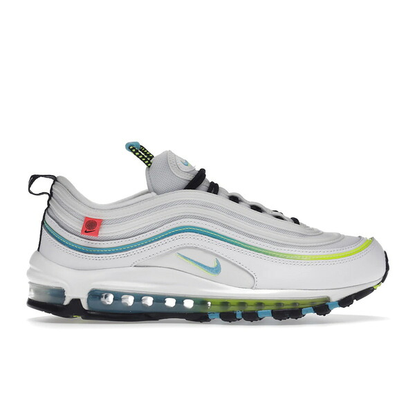 Nike ナイキ メンズ スニーカー  【Nike Air Max 97 Worldwide】  サイズ US_8(26.0cm) White/Blue Fury-Black-Volt