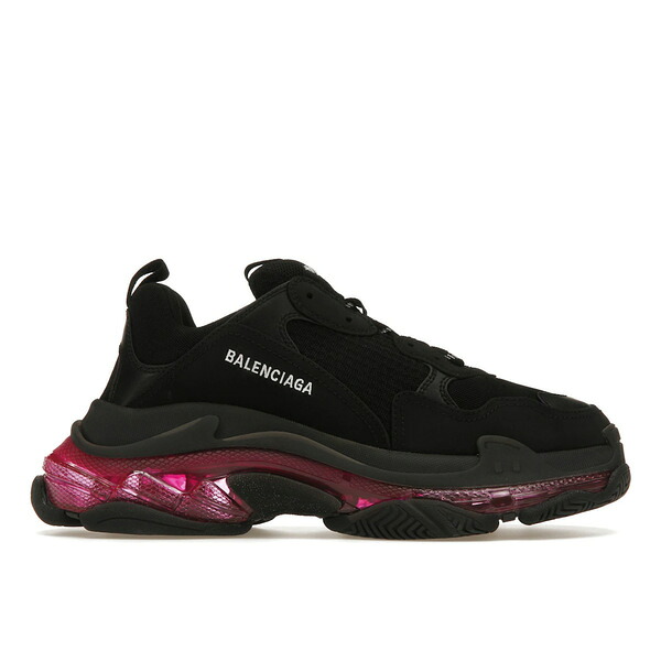 Balenciaga バレンシアガ メンズ スニーカー  【Balenciaga Triple S Clear Sole Neon Pink】  サイズ US_9(27.0cm) Black/Pink