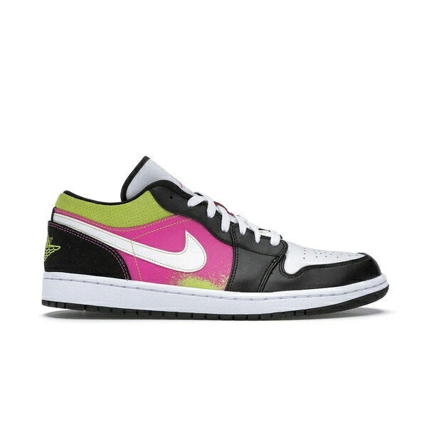 Jordan ジョーダン メンズ スニーカー  【Jordan 1 Low Black Active Fuchsia Cyber】  サイズ US_9.5(27.5cm) Black/Active Fuchsia-Cyber-White